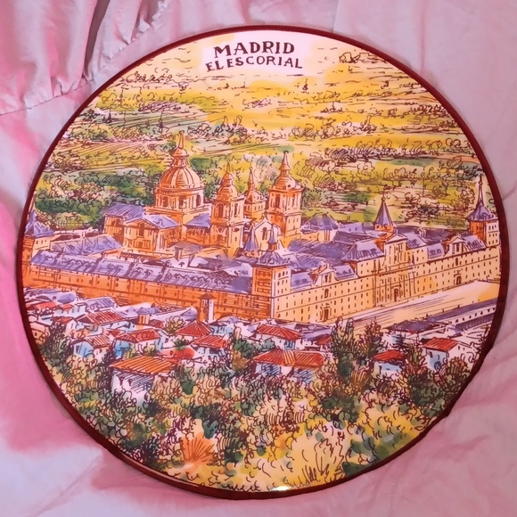 Decorative plate of Madrid made in Spain - Picture 1 of 5